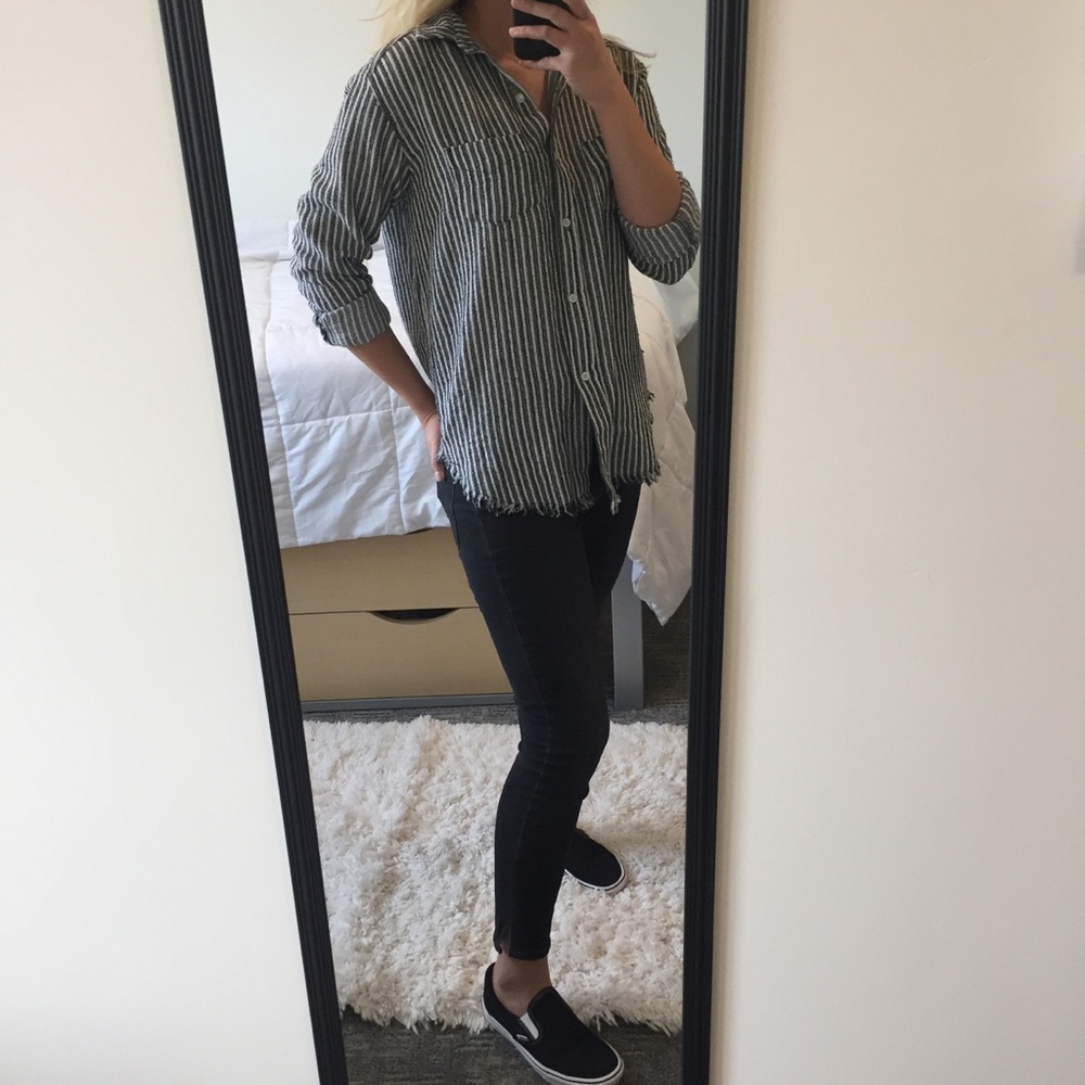 Striped Button Down